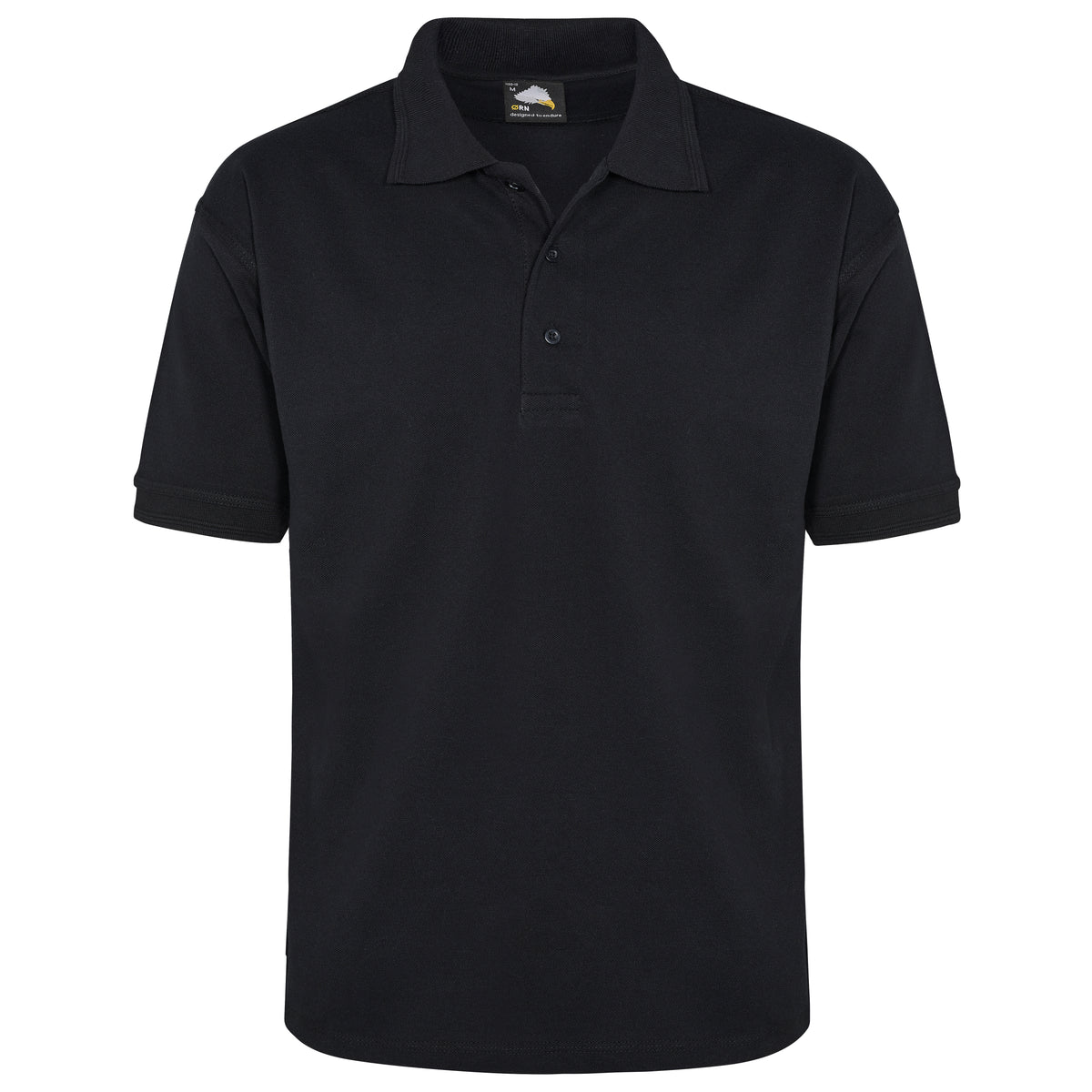 ORN 1155 Petrel - Polo Shirt 100% Cotton — Black