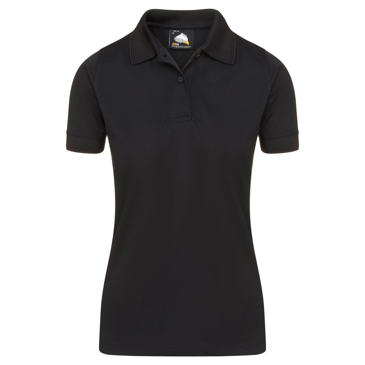 ORN 1196 Ladies Oriole Wicking Poloshirt – Black