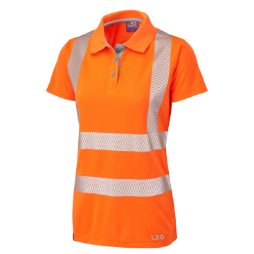 LEO PL03 Pippacott - Hi-Vis Ecoviz Performance+ Womens Polo Shirt