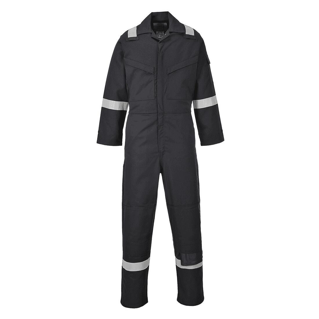 Portwest FR50 - Flame Resistant Anti-Static Coverall — Black