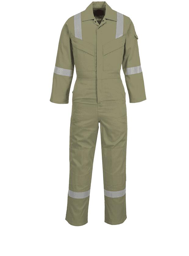 Portwest FR21 - Bizflame FR Lightweight Coverall — Khaki