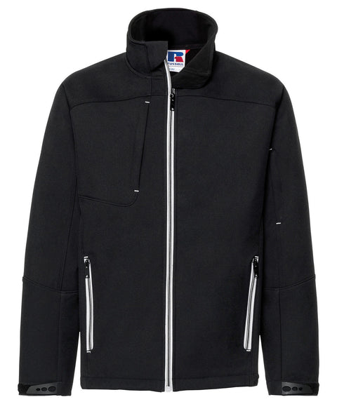 RUSSELL J410M - BIONIC SOFTSHELL JACKET — Black