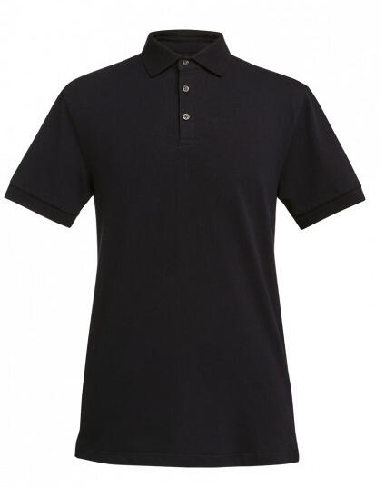 Brook Taverner 4223 Hampton – Premium Cotton Polo — Black
