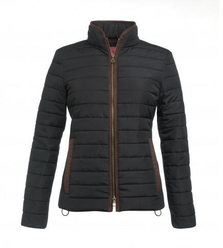 Brook Taverner 2376 Alma – Quilted Ladies Jacket — Black