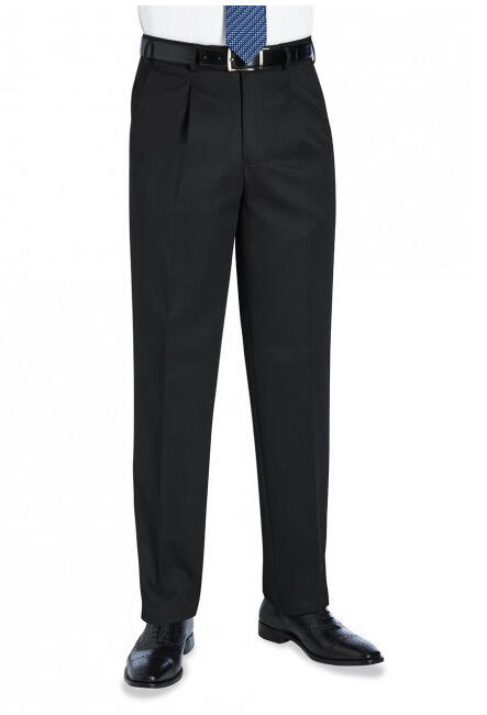 Brook Taverner 8732 Atlas – 'Waistease' Trouser — Black