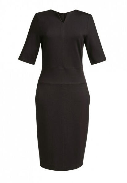 Brook Taverner 2365 Celeste – Jersey Stretch Dress — Black