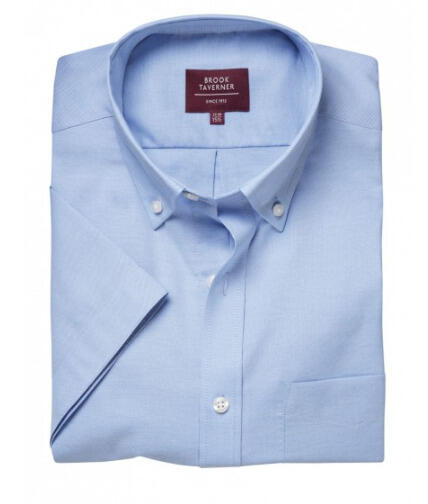 Brook Taverner 4051 Tucson – Classic Oxford Shirt — Sky Blue