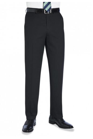Brook Taverner 8755 Phene – Tailored Fit Trouser — Black
