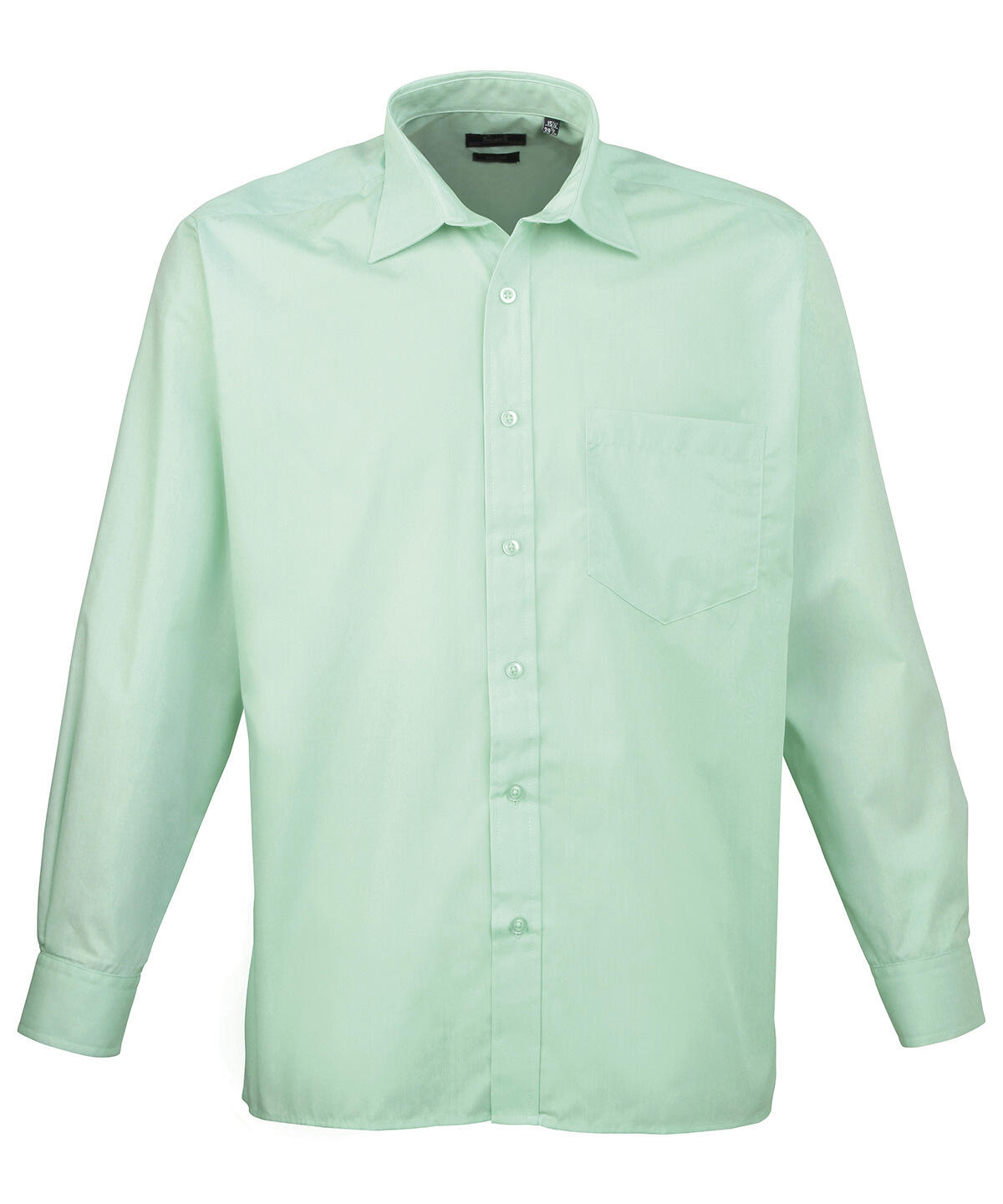 Premier PR200 - Long Sleeve Polin Shirt — Aqua