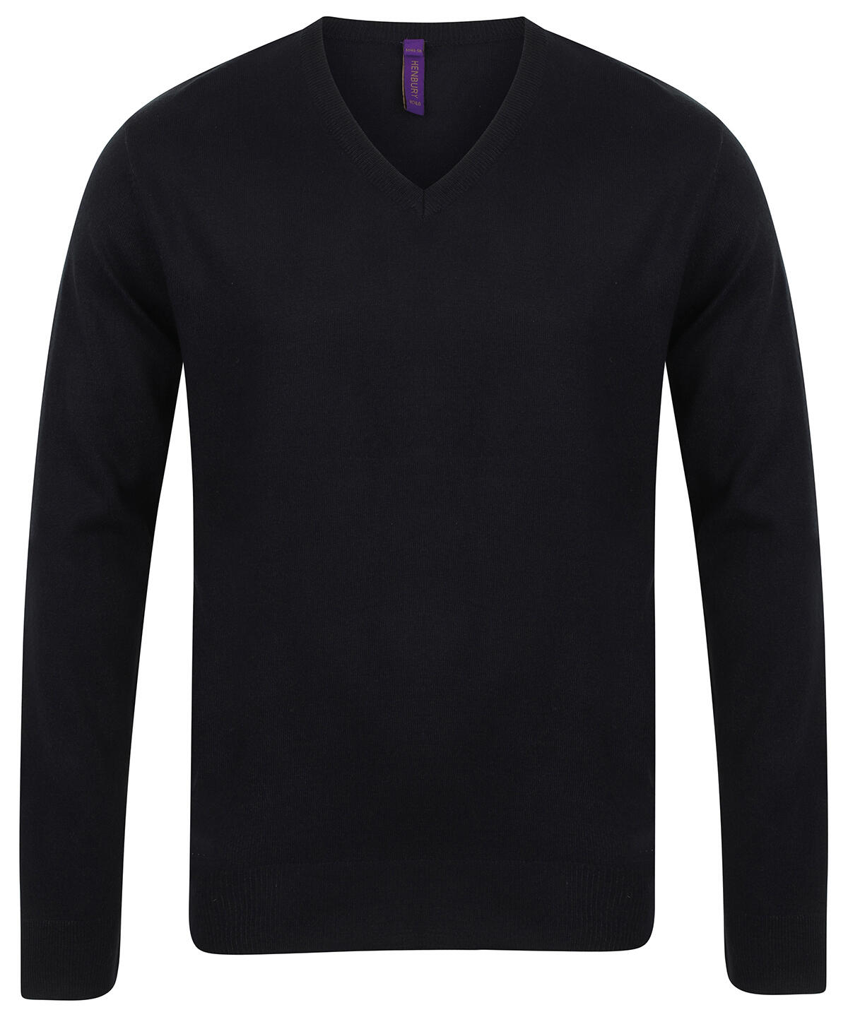 Henbury HB720 - V-neck Jumper — Black