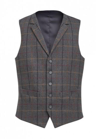 Brook Taverner 1859 Rockwood – Waistcoat — Grey / Brown