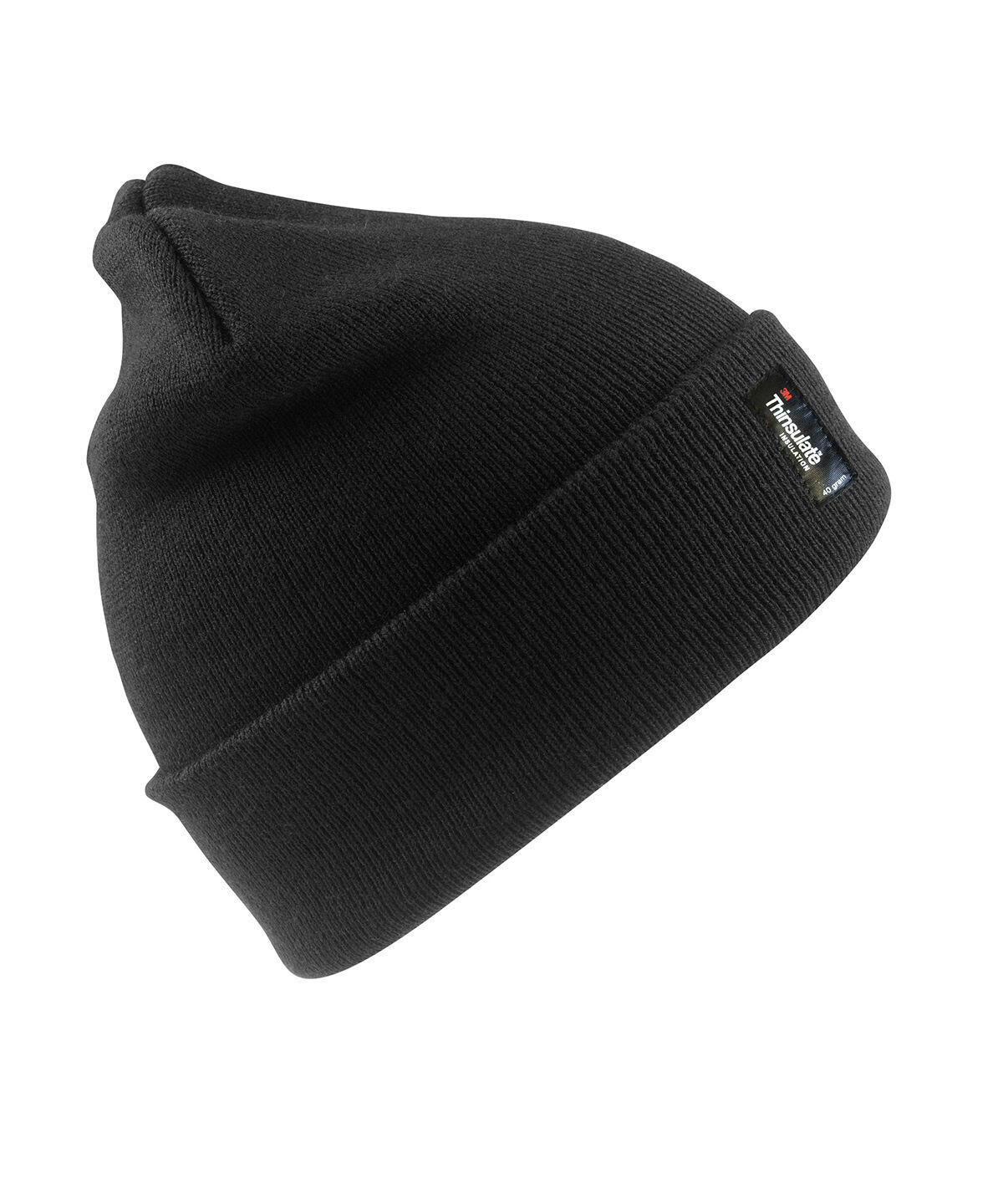 Result RC033 - Thinsulate Beanie Hat — Black
