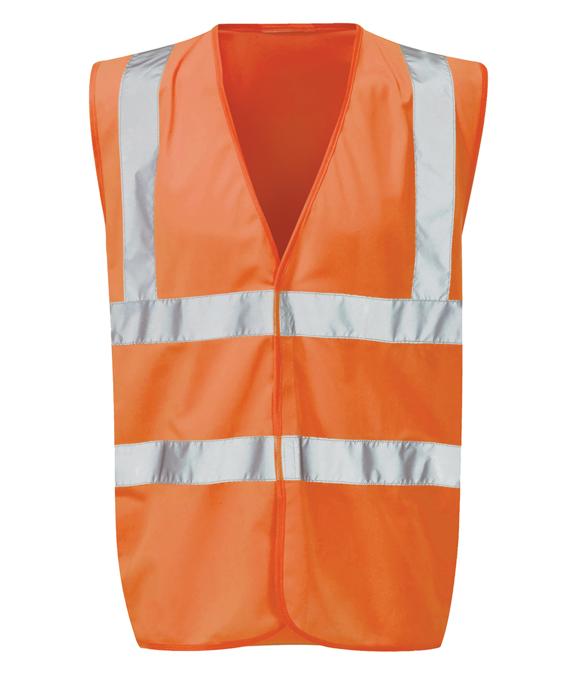 Hi-Vis Sleeveless Vest — Orange