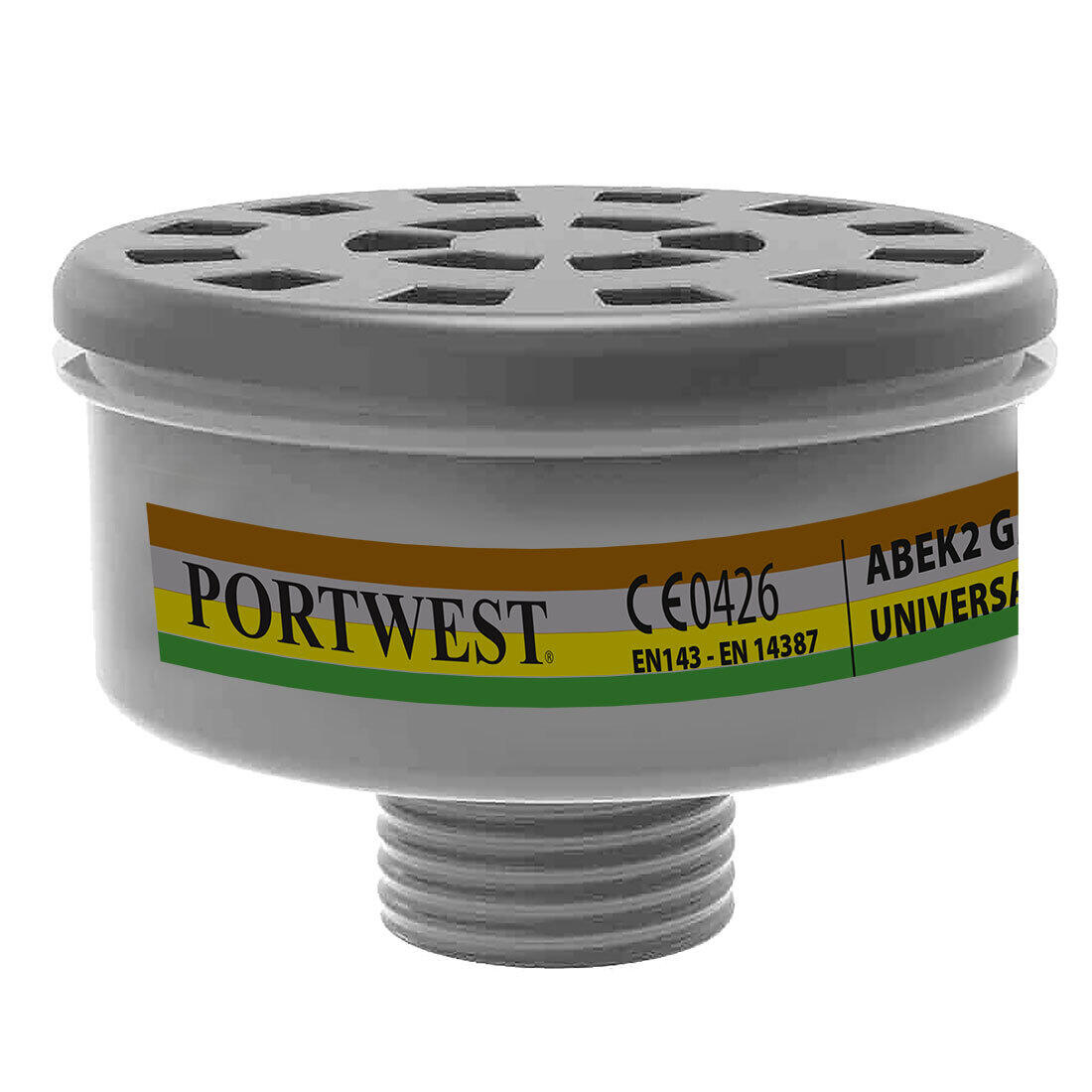 Portwest P926- ABEK2 Gas Filter for P516 Mask - (Pk4)