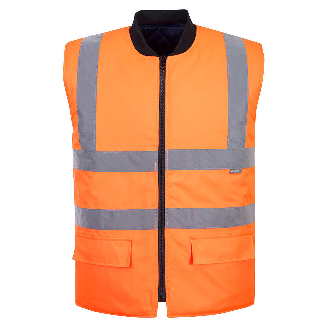 Portwest S469 - Hi-Vis Reversible Bodywarmer — Orange