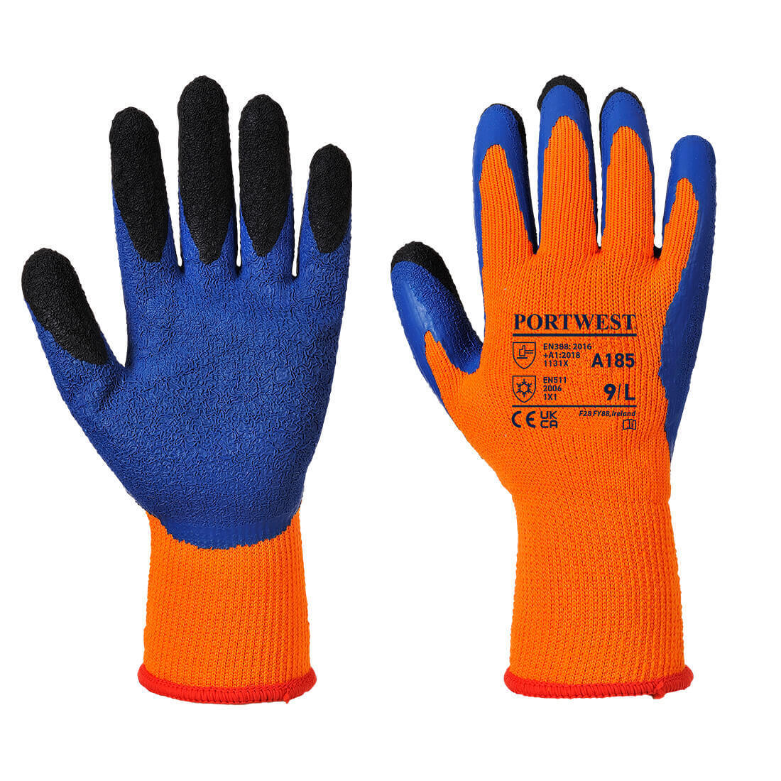 Portwest A185 - Duo-Therm Glove — Orange / Royal