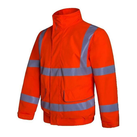 Future Garments JK526 - Hi-Vis Bomber Jacket — Orange