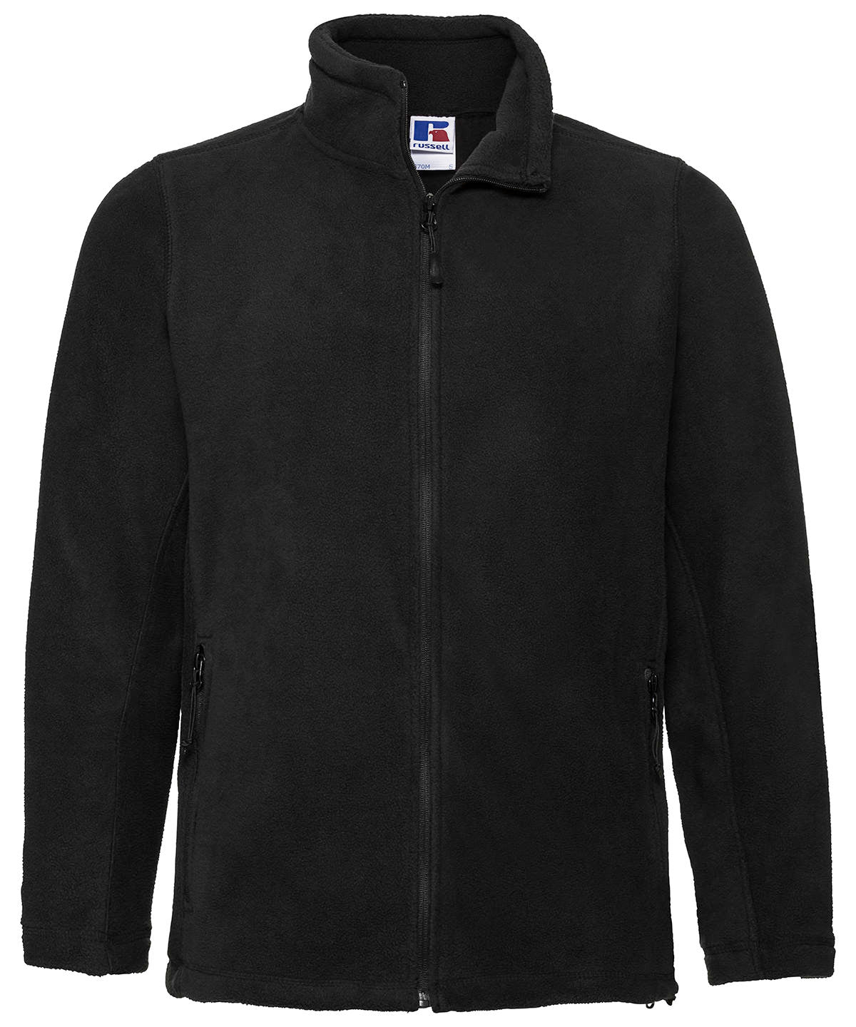 Russell 8700M Full-zip outdoor fleece — Black