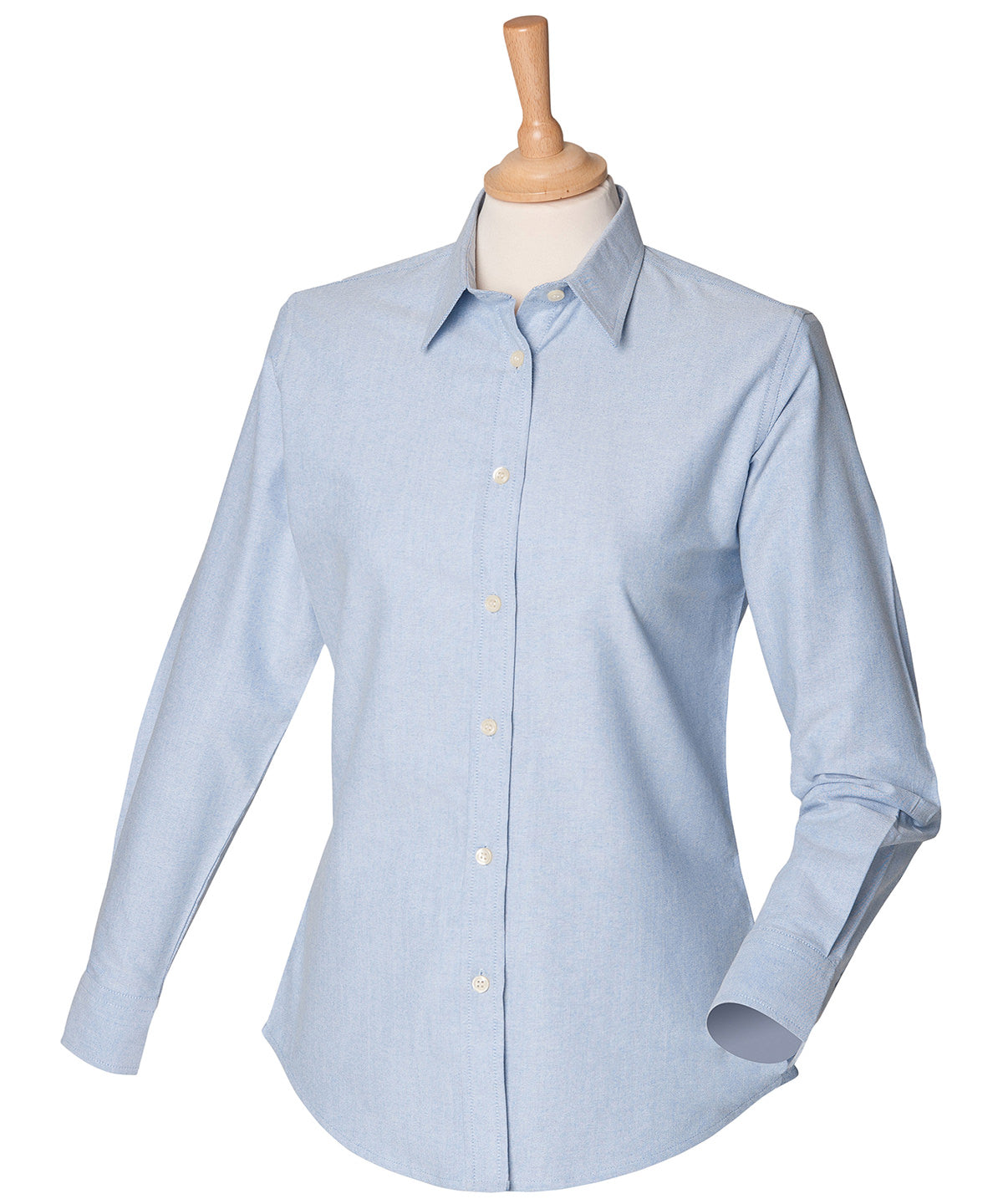 Henbury HB511 Women's classic long sleeve Oxford shirt