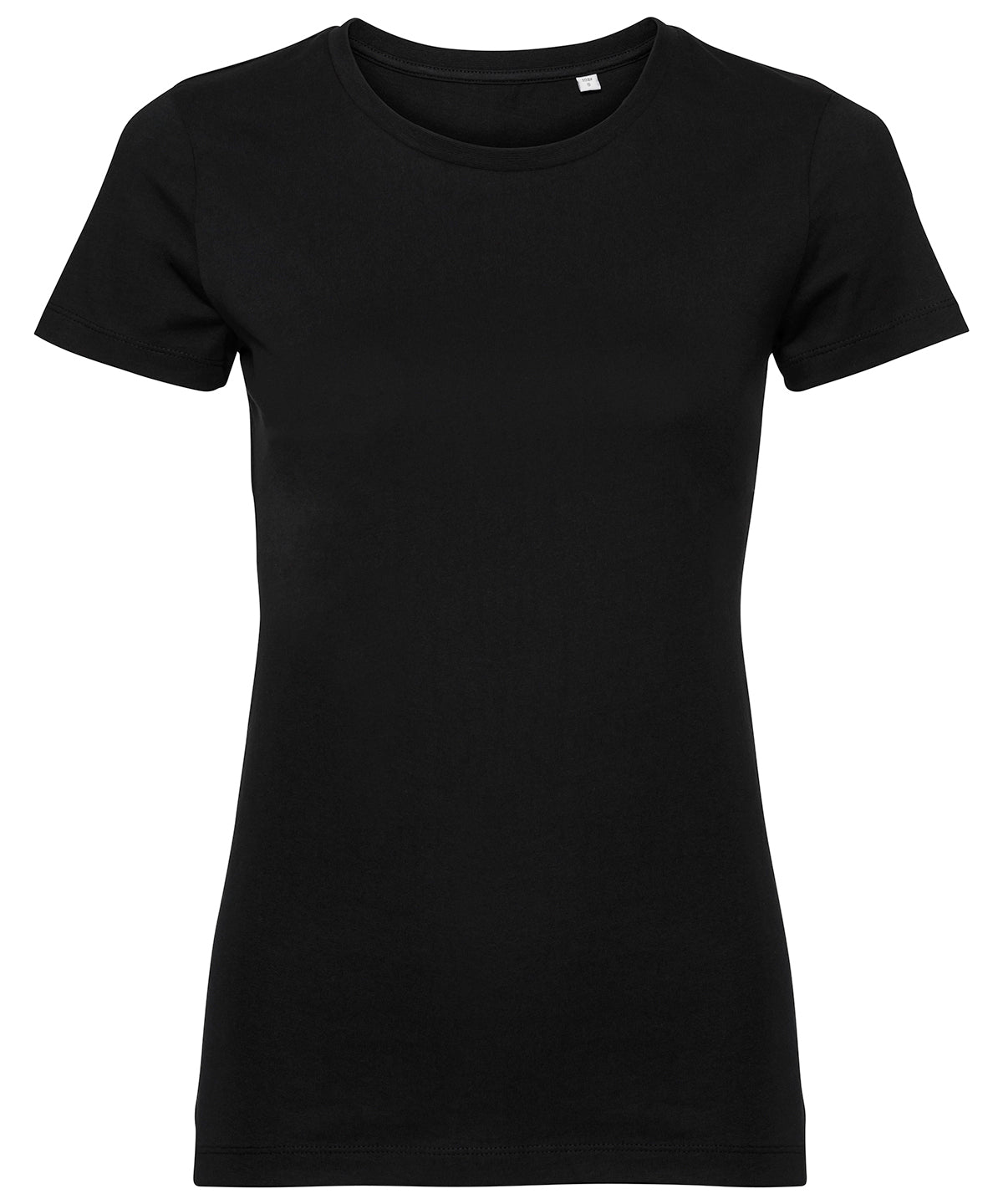 Russell J108F Women's pure organic tee — Black