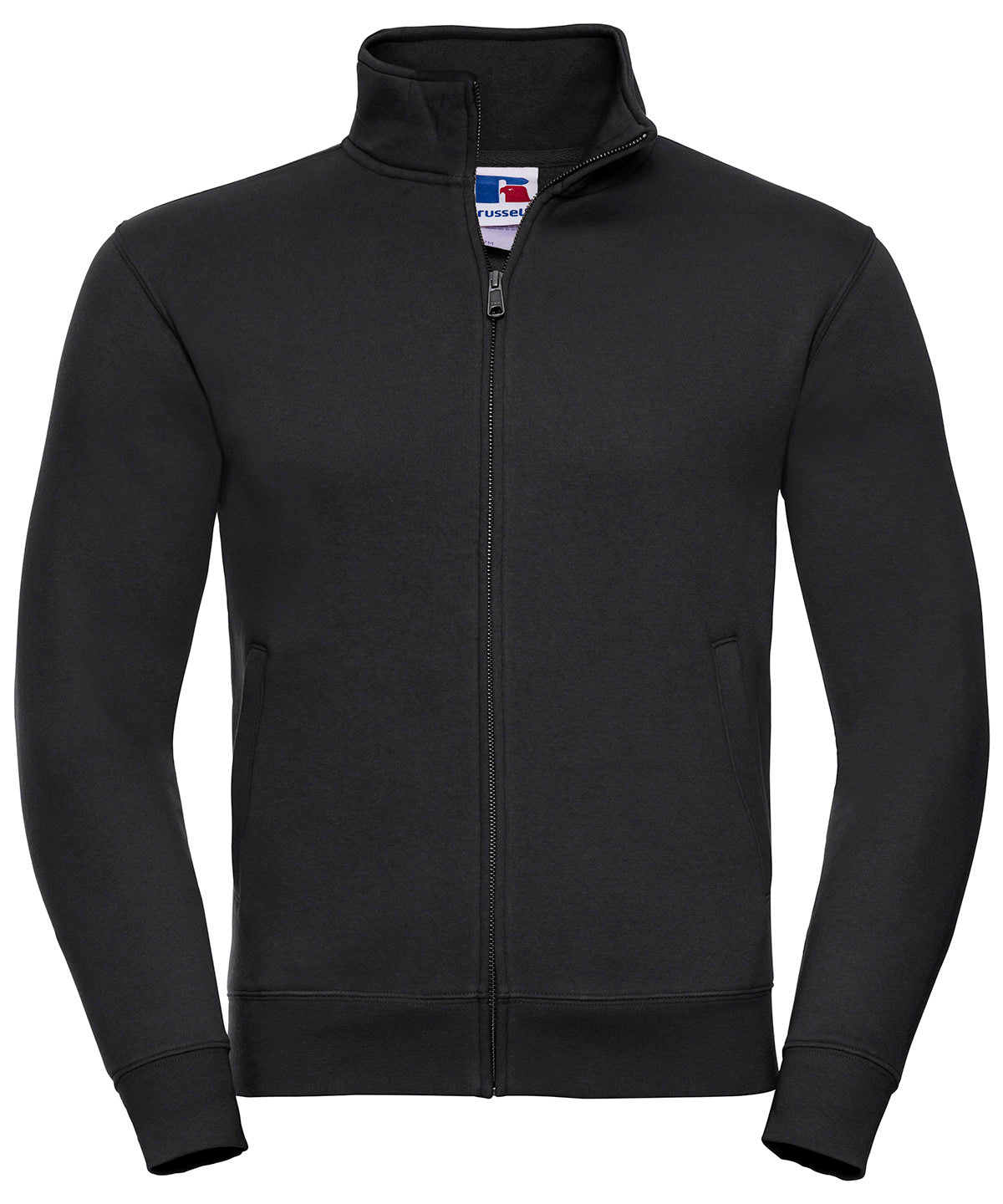 RUSSELL J267M - AUTHENTIC SWEATSHIRT JACKET — Black