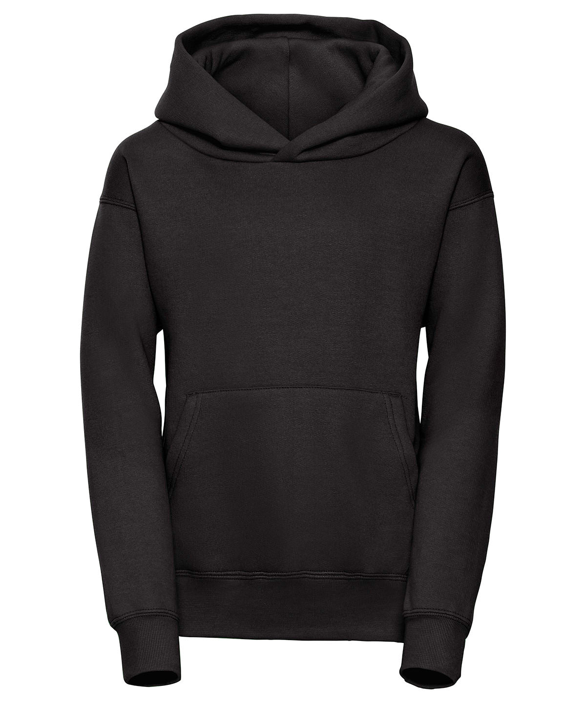 Russell J575B Kids hooded sweatshirt — Black