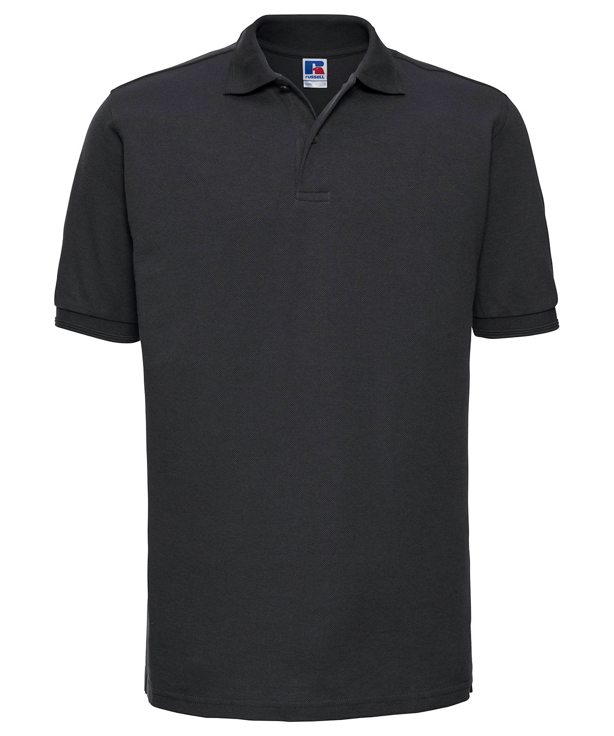 Russell J599M Hard-wearing 60°C wash polo — Black