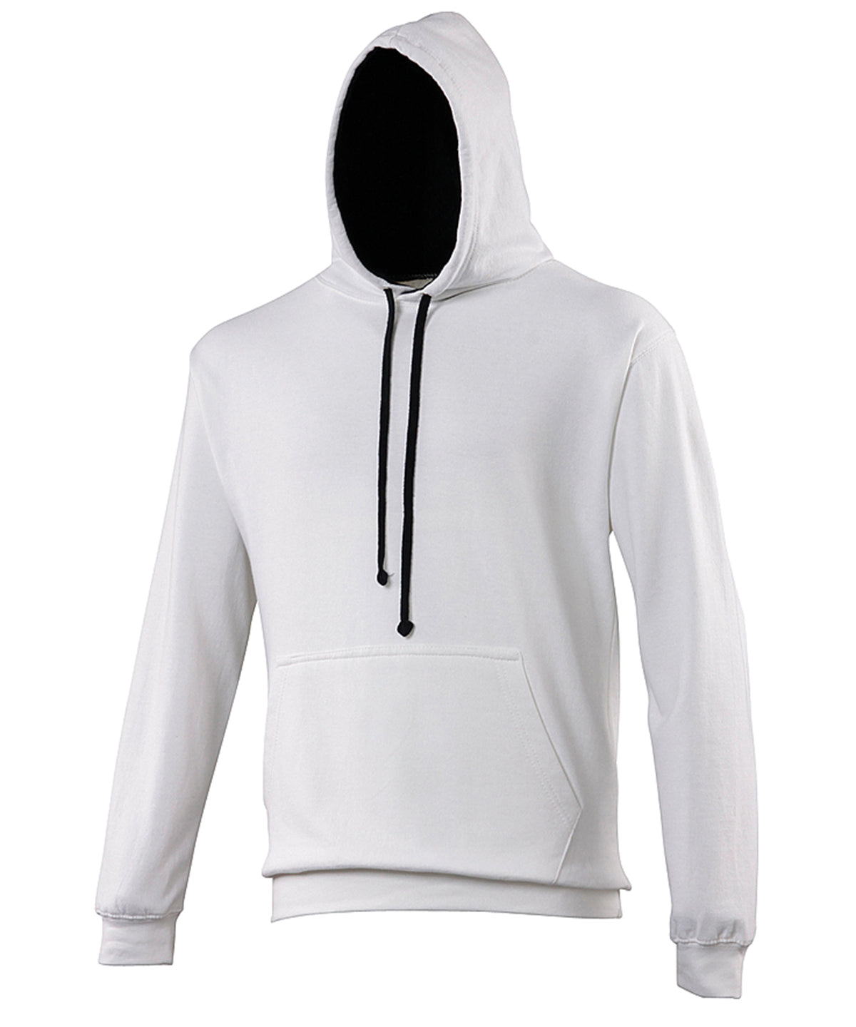 AWDis JH003 Varsity hoodie - Arctic White/French Navy