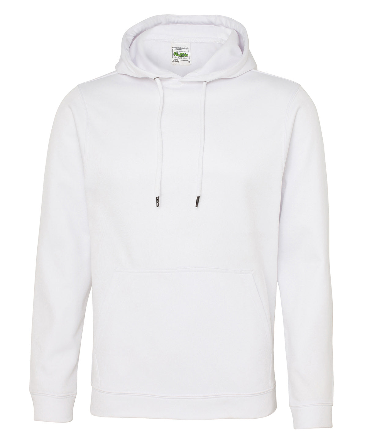 AWDis JH006 Sports polyester hoodie - Arctic White