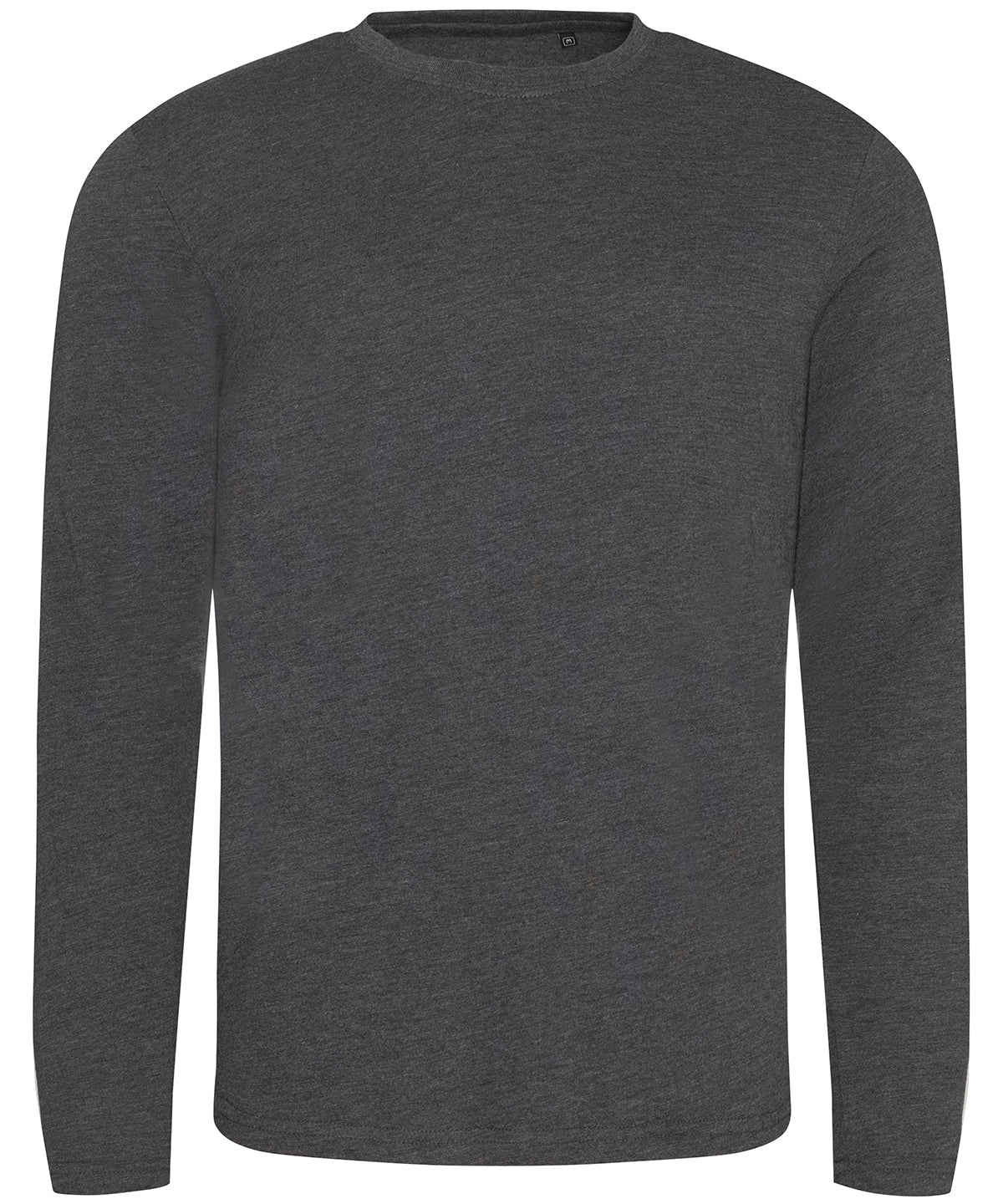 AWDis JT002 Triblend T long sleeve - Heather Charcoal
