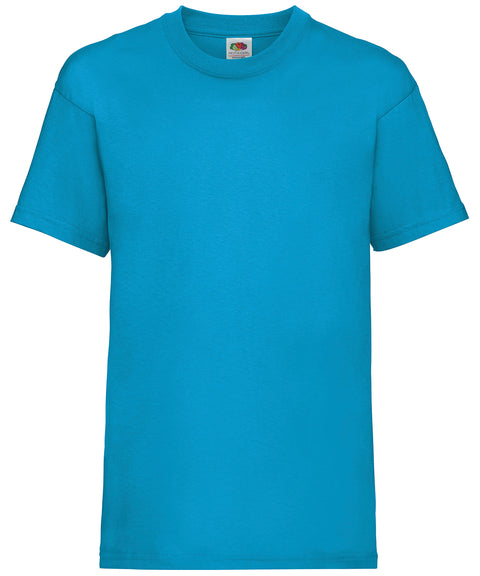 Fruit of the Loom SS031 Kids valueweight T — Azure Blue