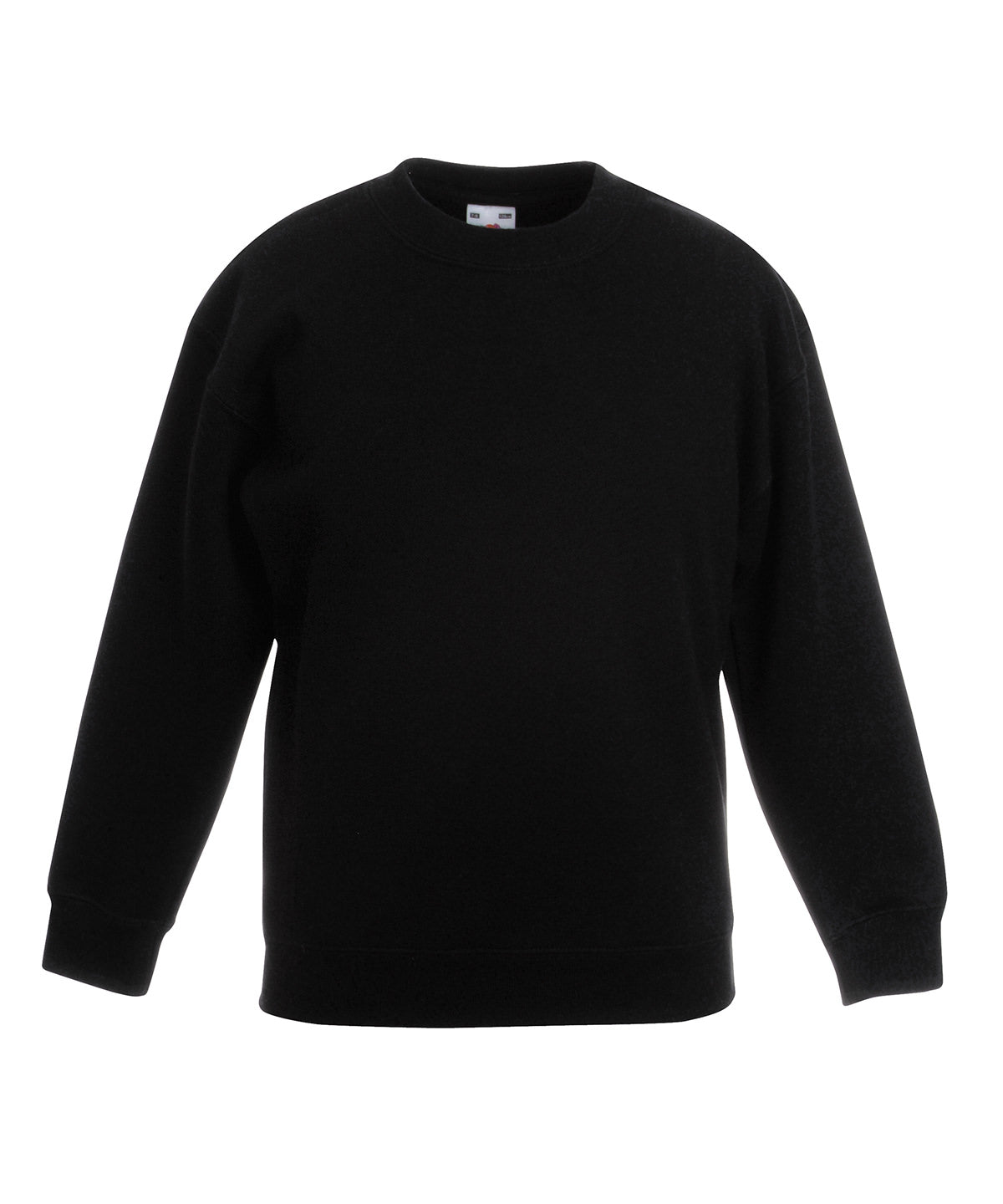 Fruit of the Loom SS801 Kids premium set-in sweatshirt — Black