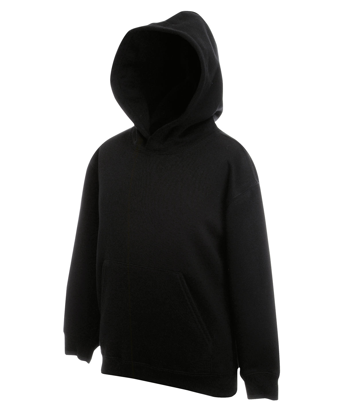 Fruit of the Loom SS873 Kids premium hooded sweatshirt — Black