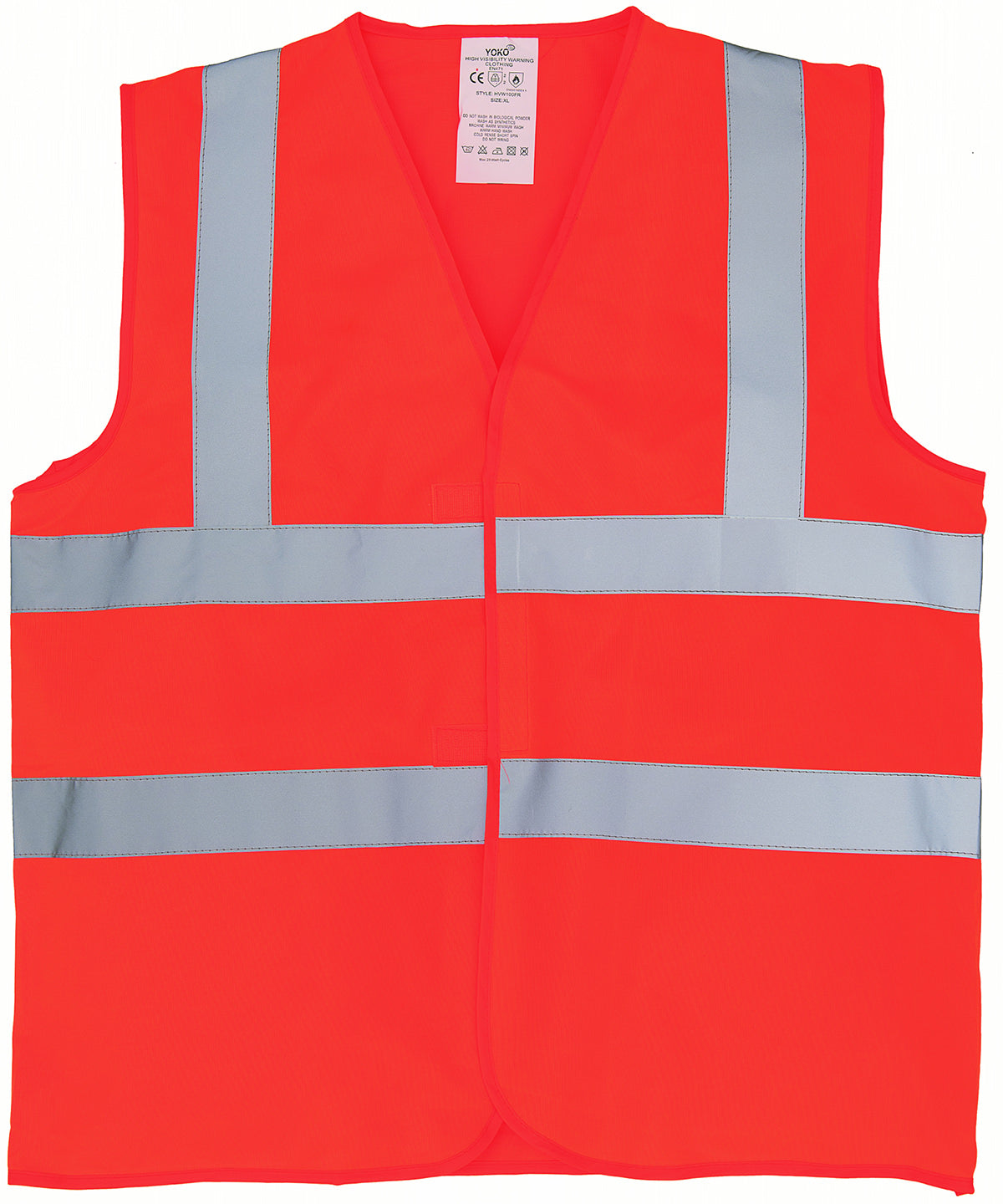 Yoko YK016 Flame-retardant hi-vis sleeveless waistcoat (HVW100FR)