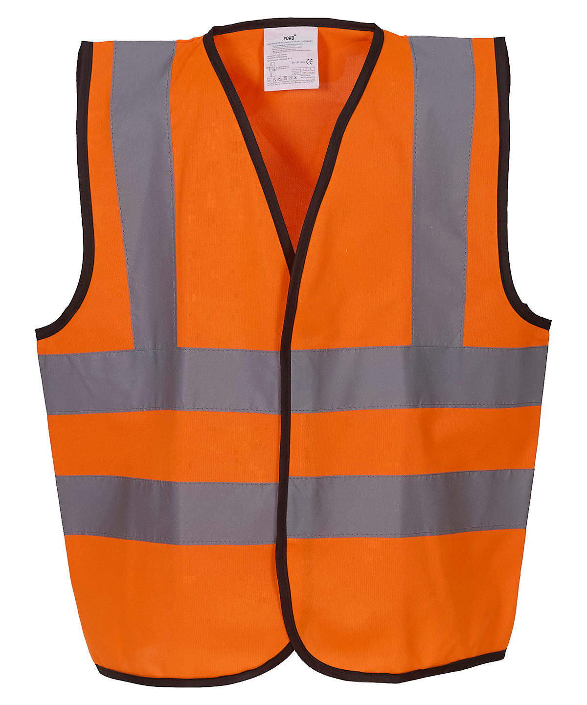 Yoko YK100 Kids hi-vis 2 b&b waistcoat (HVW100CH)