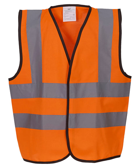 Yoko YK100 Kids hi-vis 2 b&b waistcoat (HVW100CH)