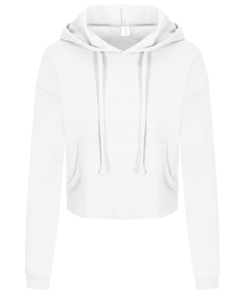AWDis JH016 Women's cropped hoodie - Arctic White