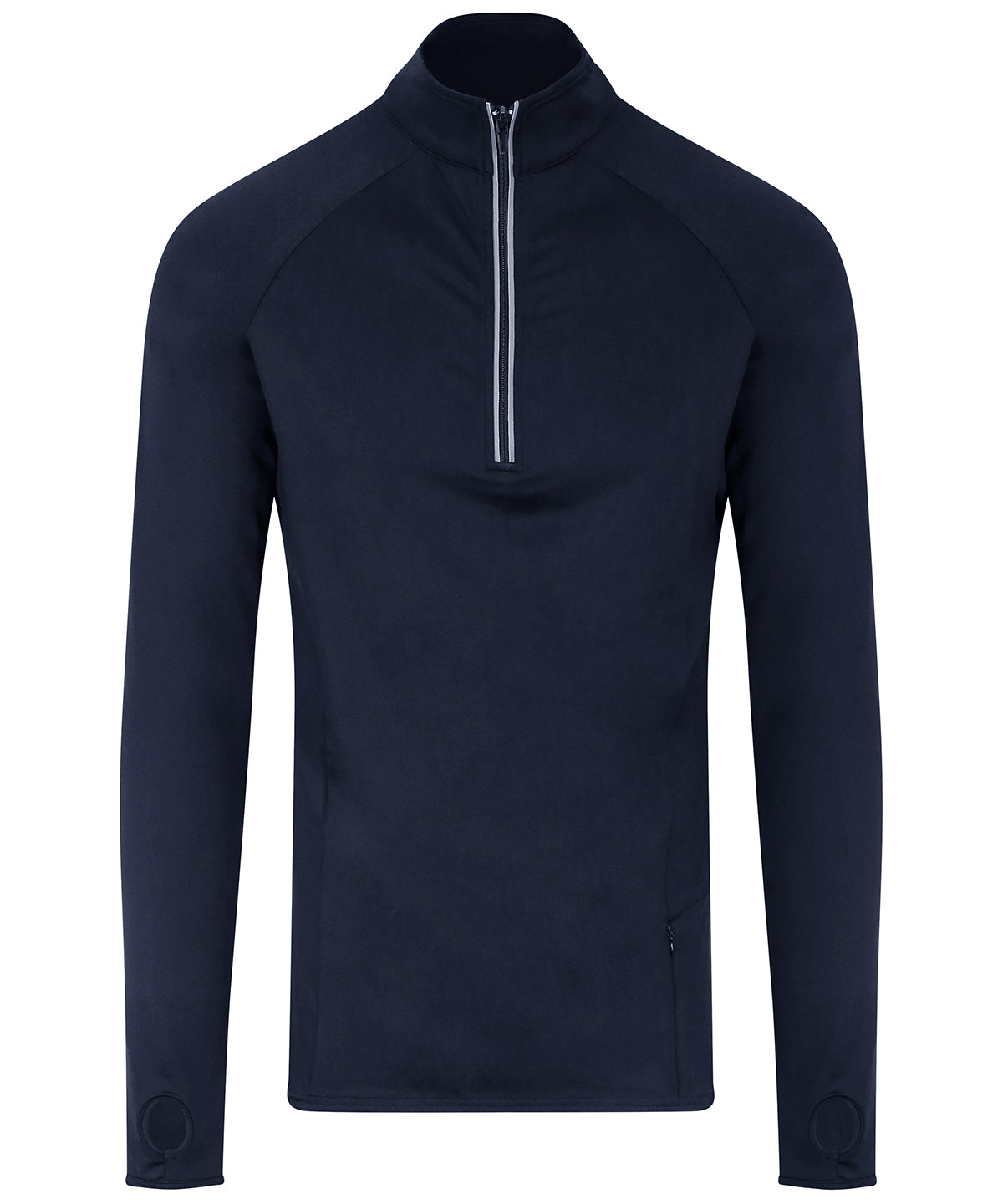 AWDis JC030 Cool Flex long half-zip top - French Navy