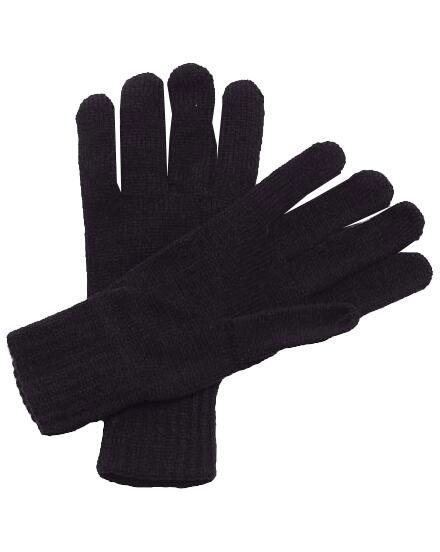 Regatta TRG201 - Knitted Gloves — Black