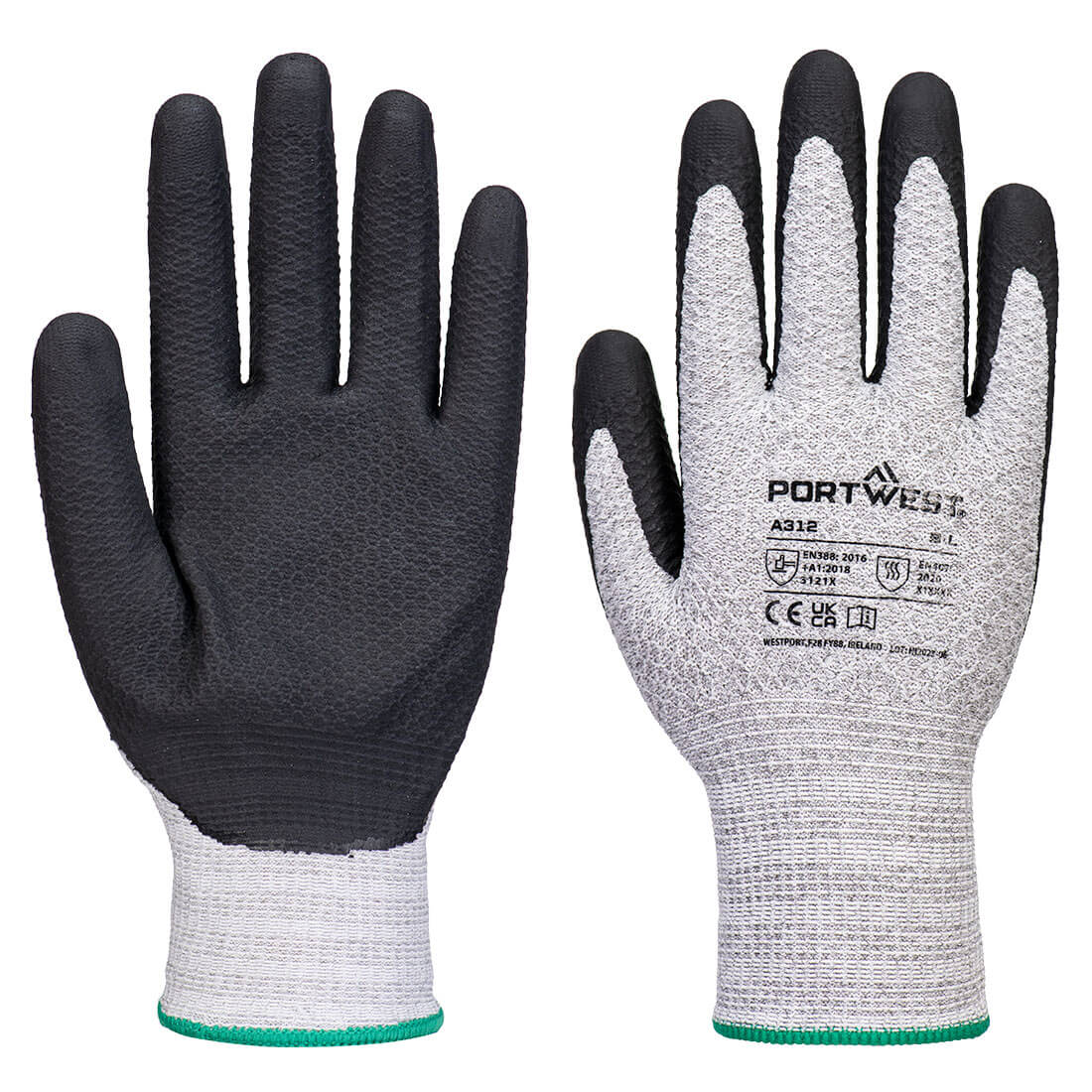Portwest A312 - Grip 13 Nitrile Diamond Knit Glove (Pk12)