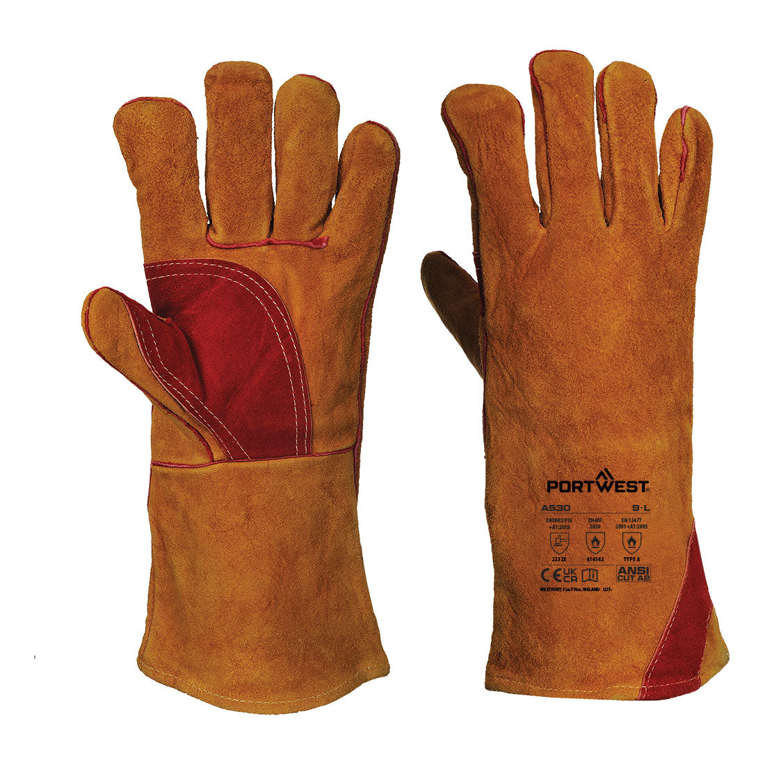 Portwest A530 - Reinforced Welding Gauntlet