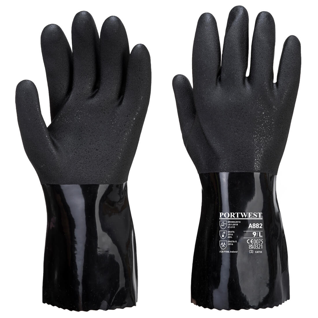Portwest A882 - ESD PVC Chemical Gauntlet