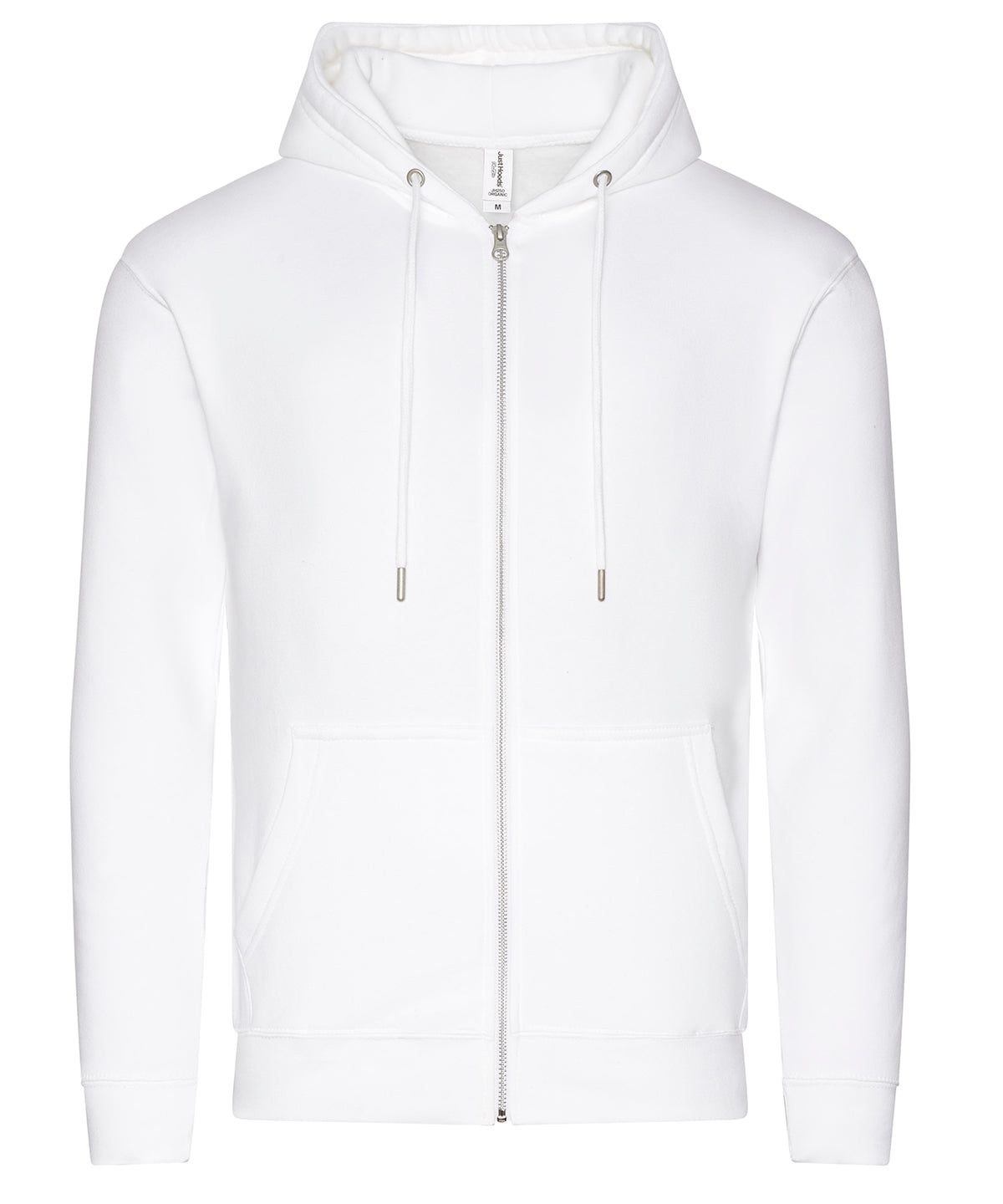 AWDis JH250 Organic zoodie - Arctic White