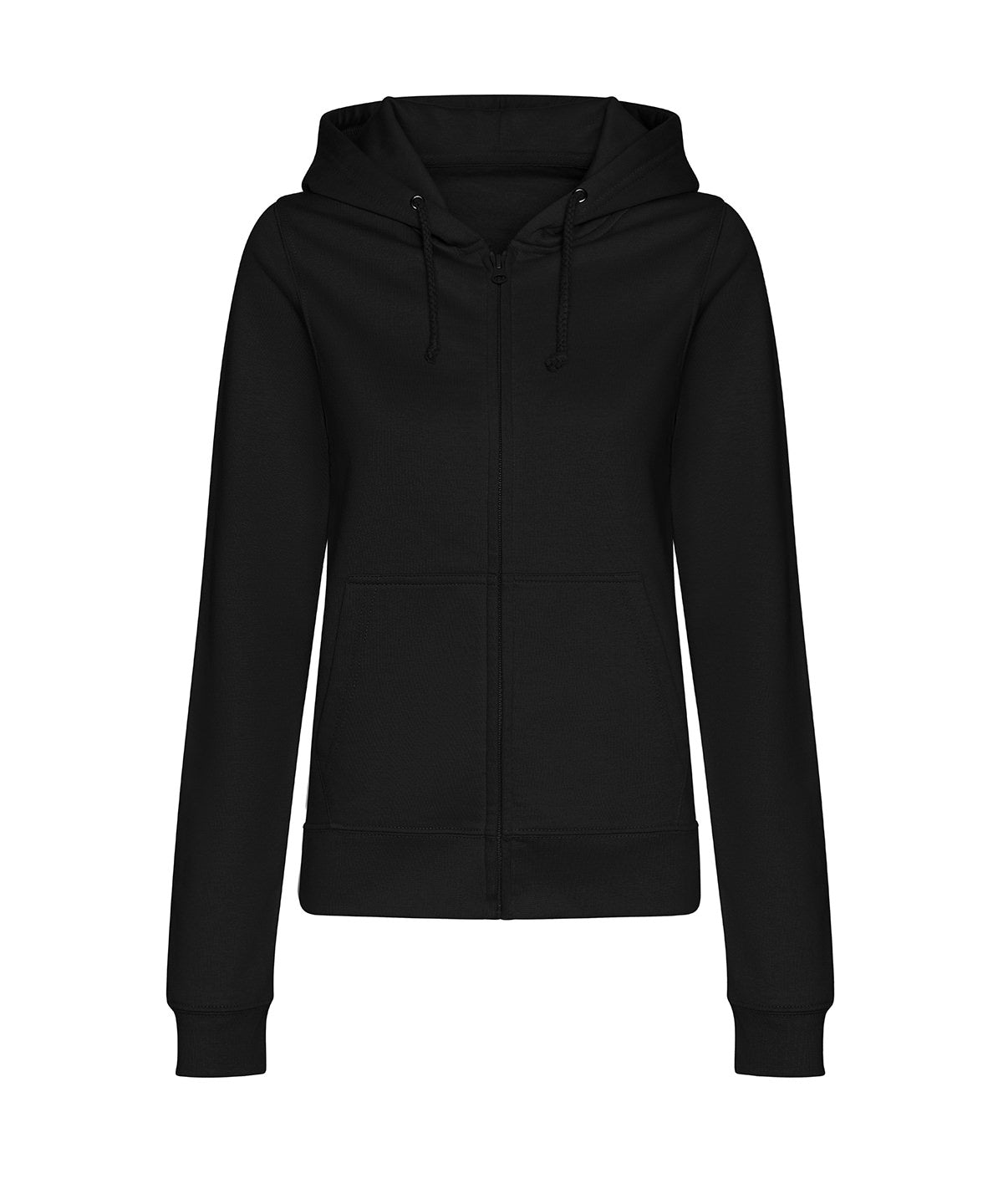 AWDis JH50F Women’s college zoodie - Deep Black