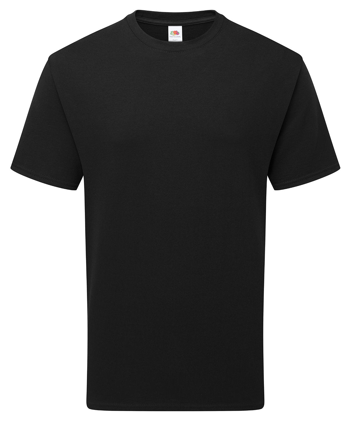 Fruit of the Loom SS035 Pure cotton T — Black