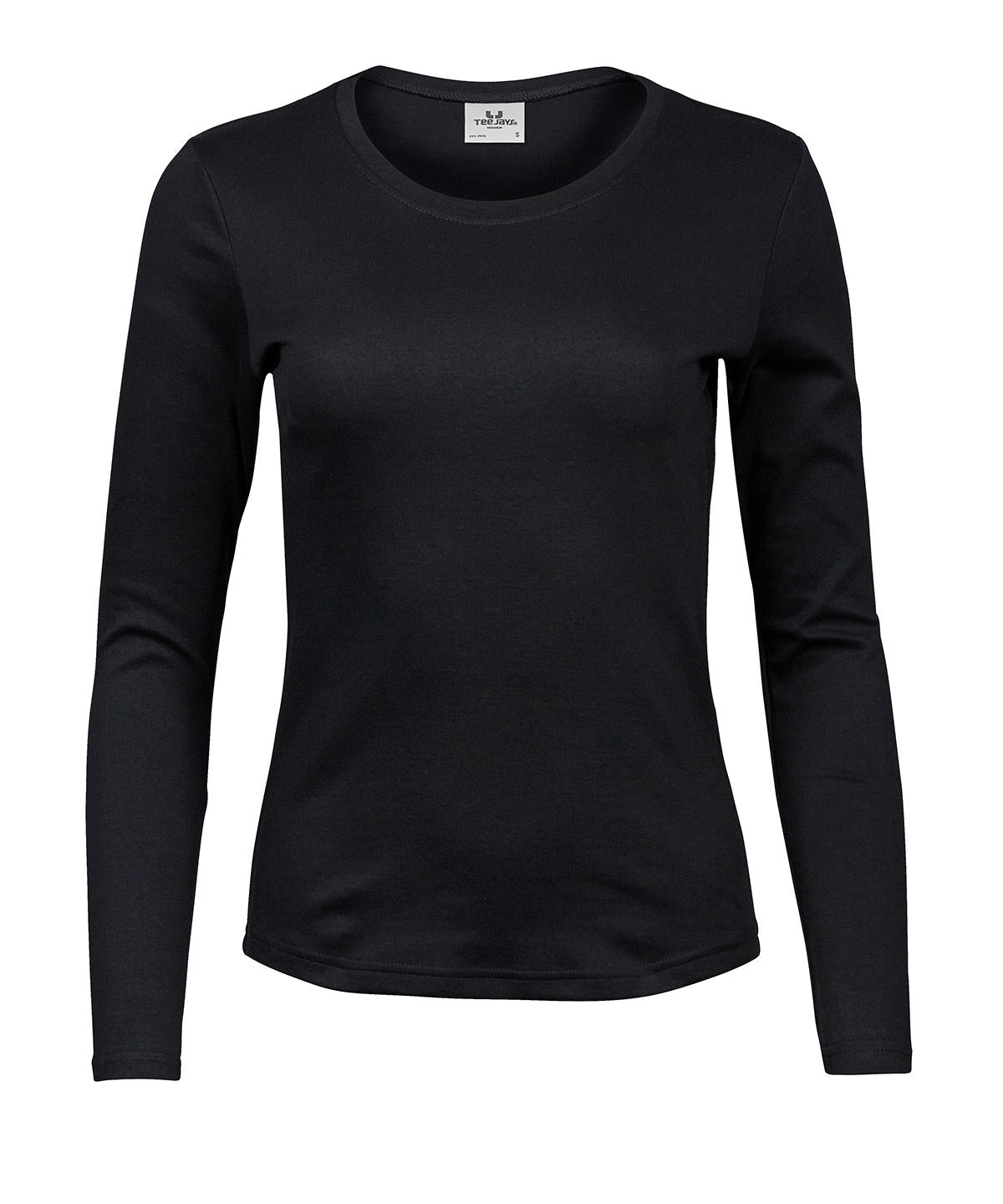 TEE JAYS TJ004 Women’s long sleeve interlock tee (590) - Black