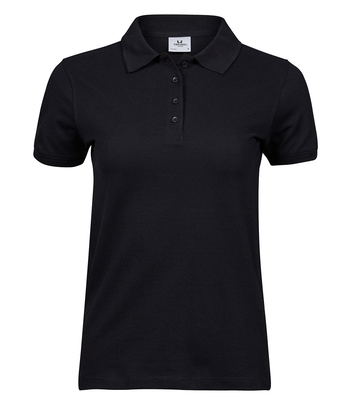 TEE JAYS TJ030 Women’s heavy polo (1401) - Black