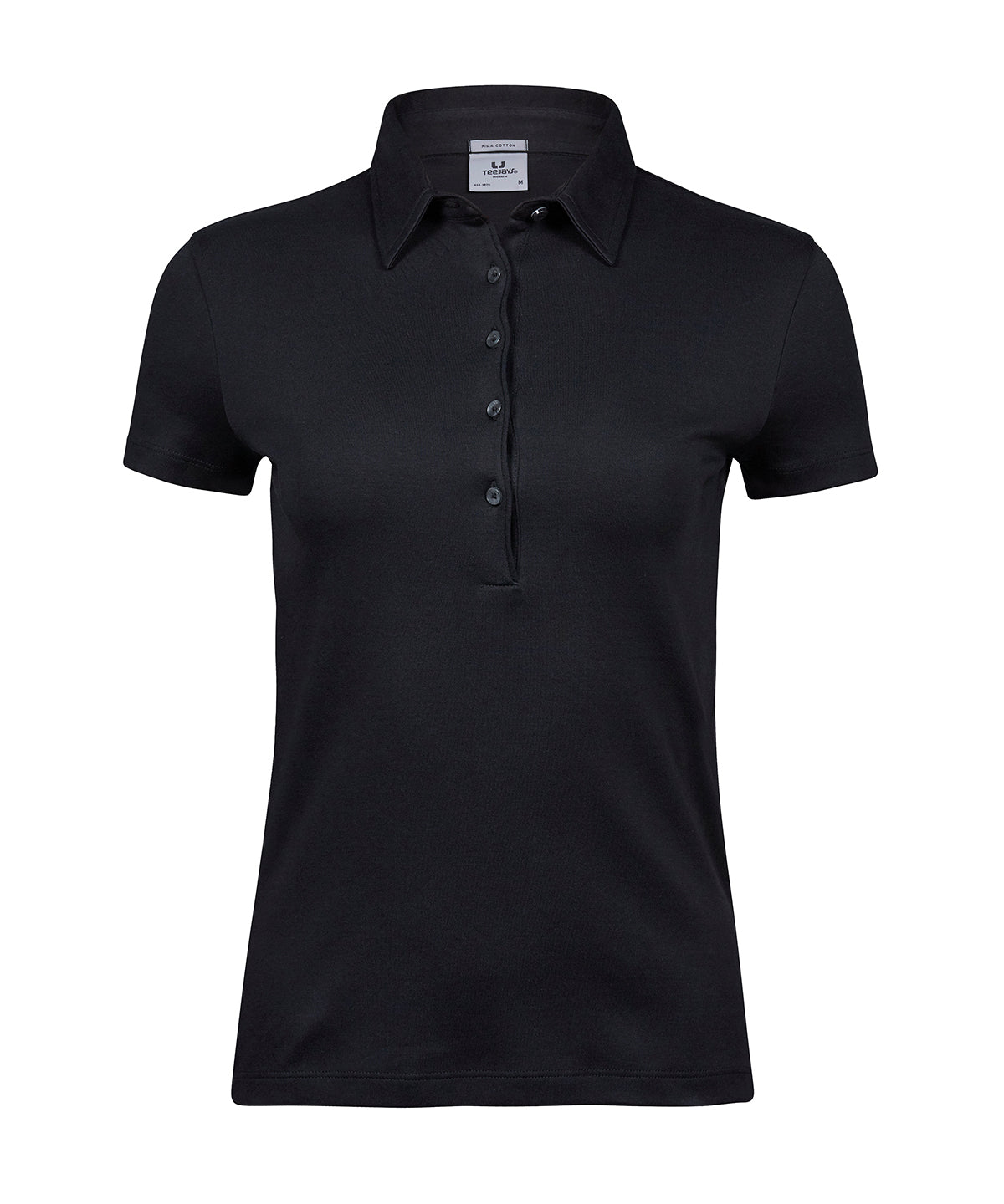 TEE JAYS TJ034 Women’s Pima cotton polo (1441) - Black