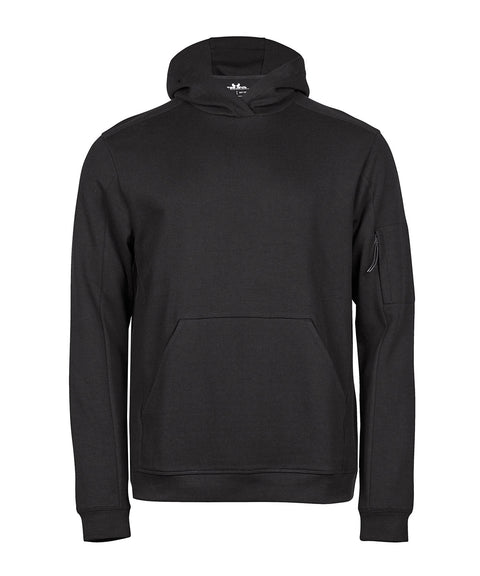 TEE JAYS TJ065 Athletic hooded sweatshirt (5702) - Black