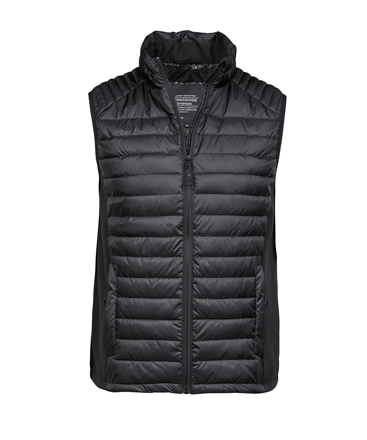 TEE JAYS TJ102 Crossover bodywarmer (9624) - Black/Black/Black